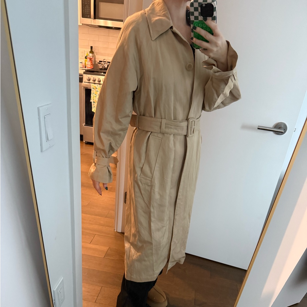 & Other Stories Belted Lightweight Trenchcoat